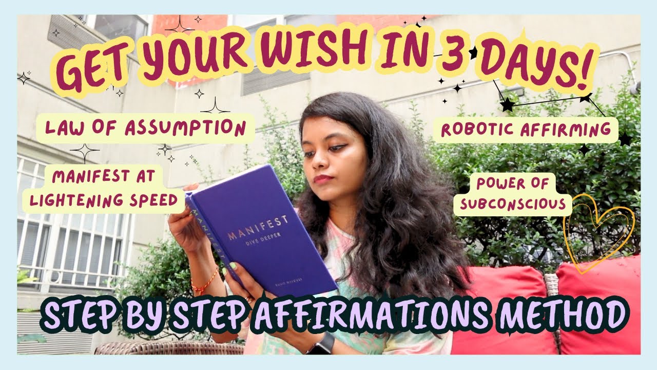 Get your wish in 3 DAYS!! Step-by-step guide on how to manifest using ROBOTIC AFFIRMATIONS✨💕🦋