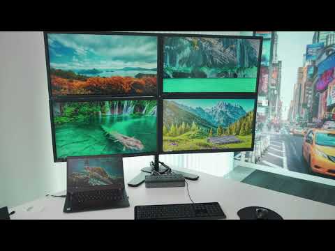 DOCK570 - USB-C™ Universal Quad 4K (QV4K) Docking Station with 100W Power Delivery