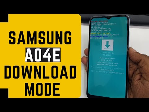 Get Ready to Download: Activate Samsung A04E Download Mode!