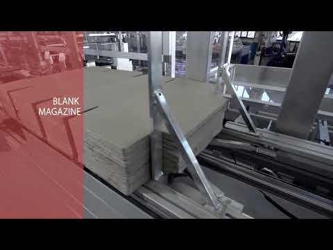 DIMAC Starwrap 4.0 Wrap Around Case Packer wrapping glass bottles by Robpac USA