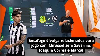GLOBO ESPORTE BOTAFOGO HOJE 31/10/2025 COMPLETO. 