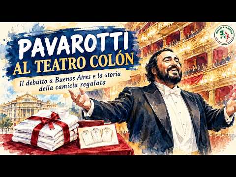PAVAROTTI  E L'ARGENTINA IL DEBUTTO AL COLON, IL SEGRETO DELLA CAMICIA  IT