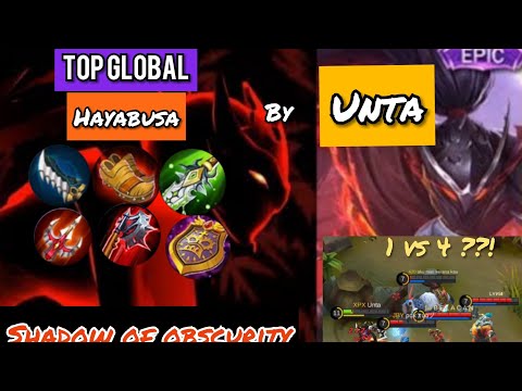 TOP GLOBAL HAYABUSA by UNTA  | MAXIMIZING THE USE OF SHADOWS | Lane Pushing Technique