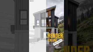 Rendering is actually easy #architecture #workflow #howto