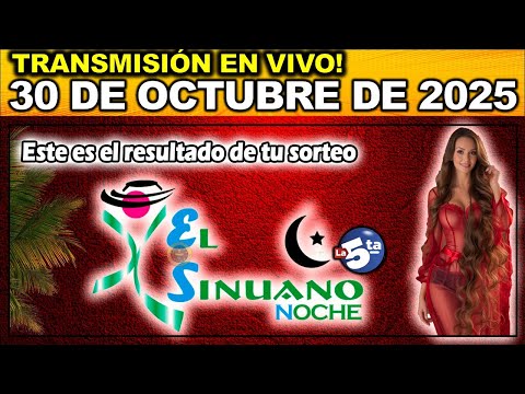 SINUANO NIGHT: SINUANO NIGHT Result for Thursday, October 30, 2025.