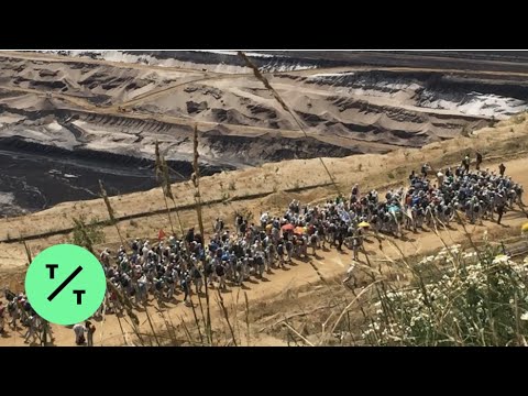 Climate Protesters Clash with Police at Coal Mine in Western Germany