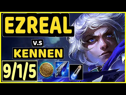 UPSET (EZREAL) vs KENNEN - 9/1/5 KDA MID CHALLENGER GAMEPLAY - EUW