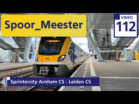 (4K) #Cabview #railway #Trein | Rij mee met de SPRINTERCITY van Arnhem CS naar Leiden CS 3200 (112)