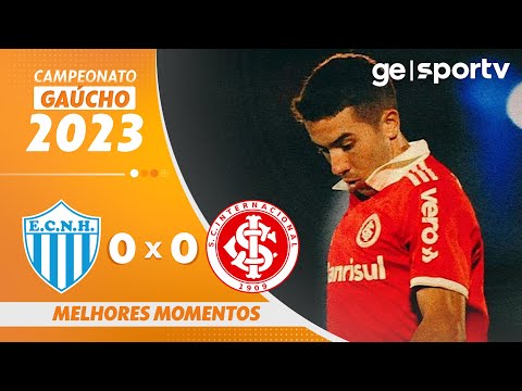 Gols e lances de Novo Hamburgo x Internacional