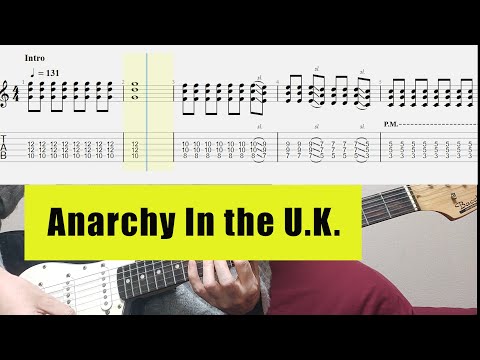 Anarchy In the U.K. - Sex Pistols Guitar Cover With Tab