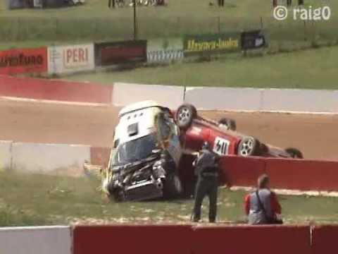 Bauska autocross2009 big crash