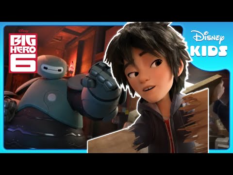 🤖 Robot Learns Karate! 🥋 | Big Hero 6 | Disney Kids