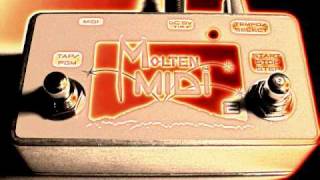 Video thumbnail for Molten MIDI 2 ~ Whammy 4 Programmable MIDI Stompbox  + MIDI Clock, Program, and Song Changes! by Step Audio