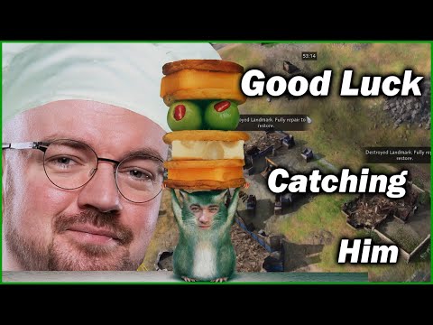 Age of Empires 4 - DeMusliM is hunting a rat in MegaRandom FFA