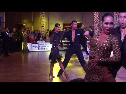 David Rieger & Ksenia Makhortova Samba 1/4 Professional Latin  Crystall Ball 2018