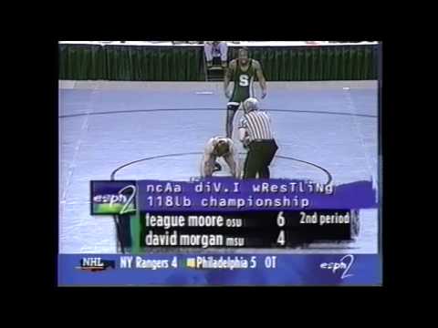 1998 118lb. NCAA Wrestling Championship Final: Teague Moore (OSU) vs. David Morgan (MSU)