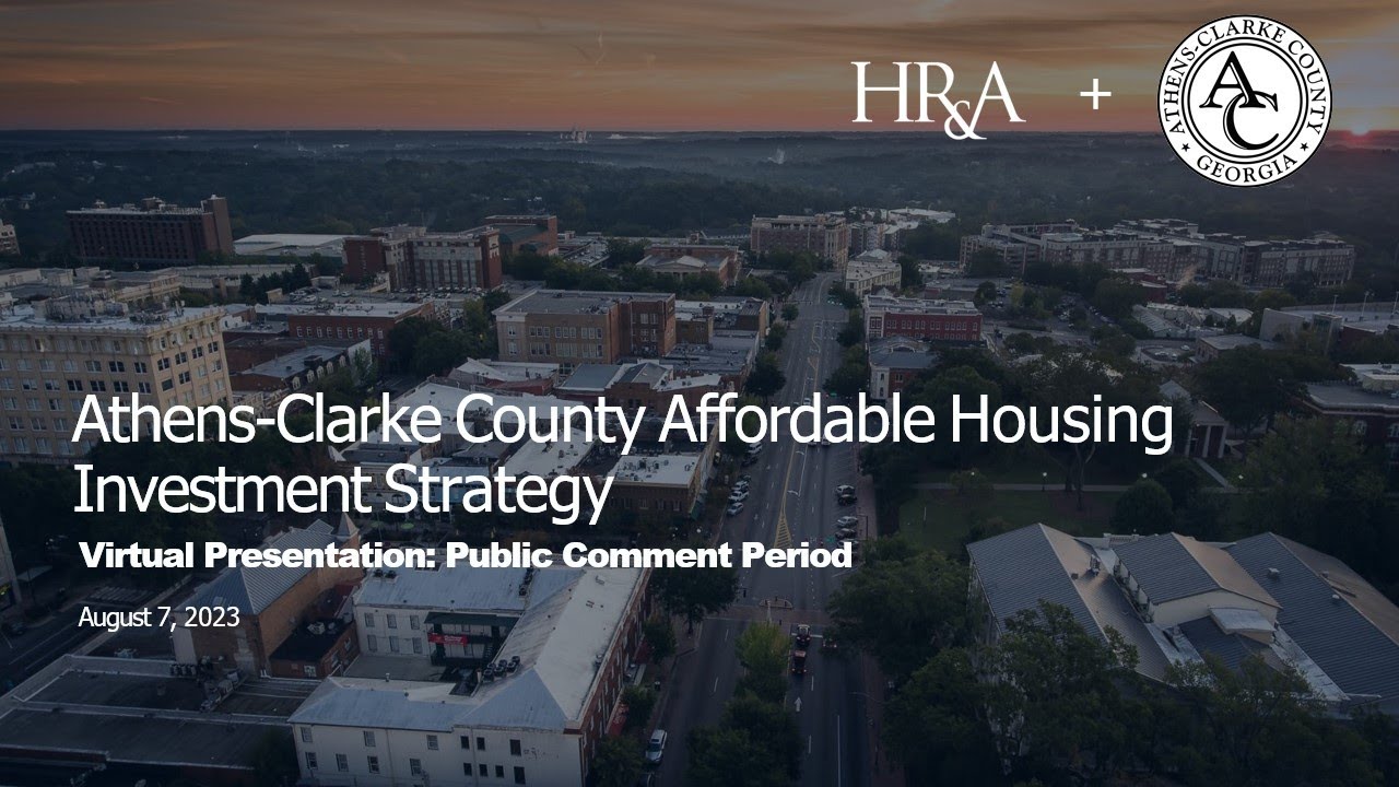 Affordable Housing Investment Strategy Virtual Presentation
