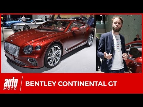 Bentley Continental GT [SALON FRANCFORT 2017] : écran et boiseries