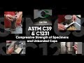 ACI Strength - ASTM C39 & C1231 Compressive Strength & Unbonded Caps - CRMCA Accessible Procedures