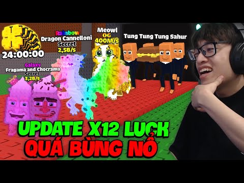 HÙNG AKIRA BẮT TẤT CẢ SECRET MỚI KHỦNG NHẤT PHÁ ĐẢO UPDATE ADMIN MACHINE X12 LUCK STEAL A BRAINROT