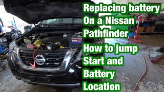 Replacing a battery on a Nissan Pathfinder