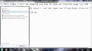 BASICS 02 - How to open an internet page via CMD