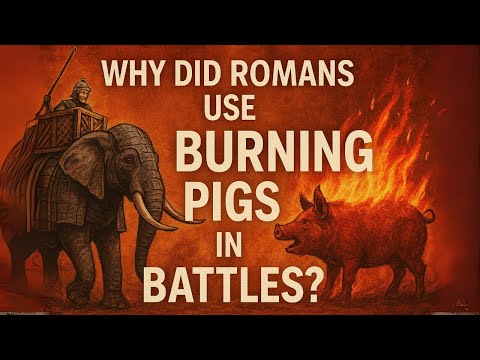 Why Did Romans use BURNING PIGS in Battles ? Burning Pigs vs War Elephants