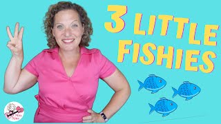 Preschool Song with Motions | Three Little Fishies Song | Children&#39;s Music Video