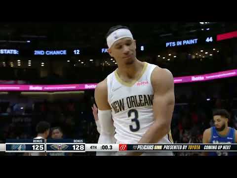 Brandon Ingram Knocks Down THE CONTESTED 3 FOR THE WIN! VS Timberwolves