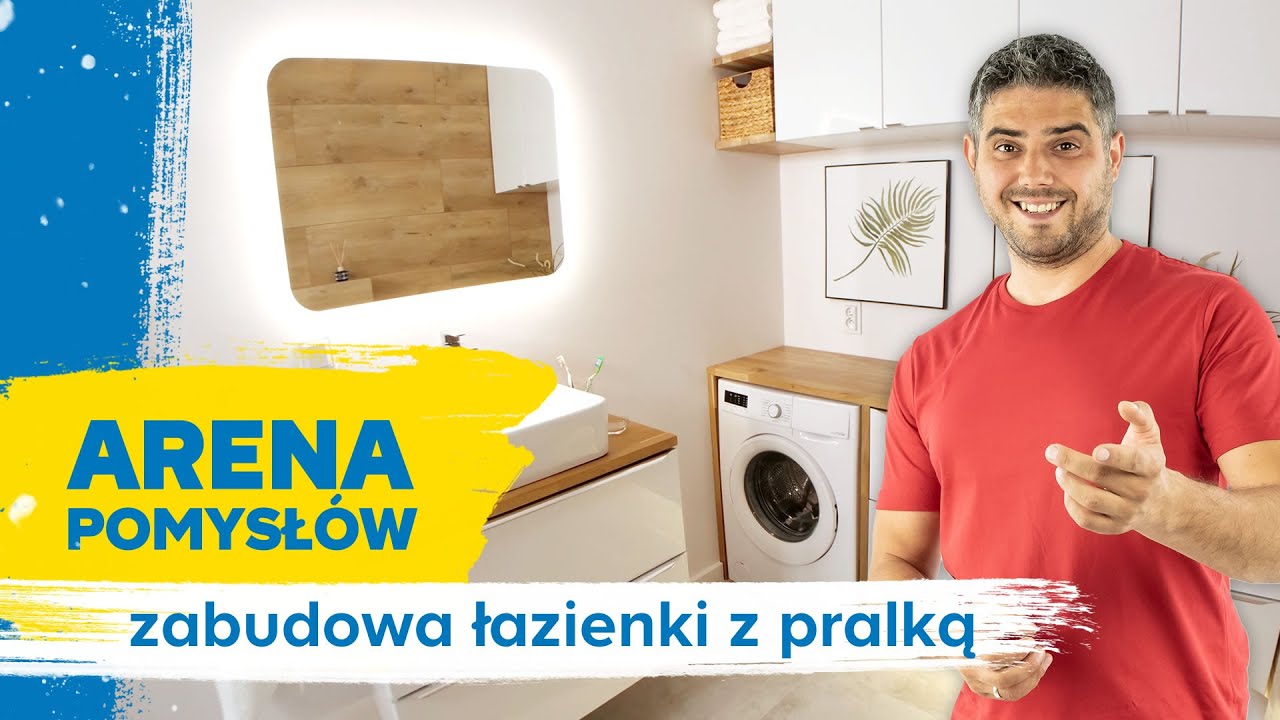 Jak URZĄDZIĆ ŁAZIENKĘ Z PRALKĄ / Arena pomysłów odc. 5
