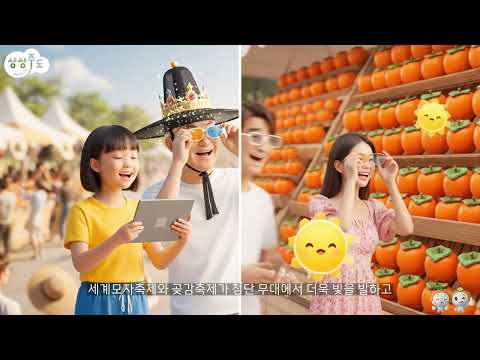 2025 AI 미디어 융합 창작 콘텐츠 공모전 우수상 수상작(상주비젼 2040)