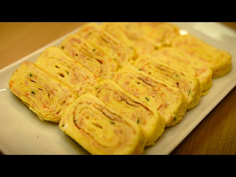 계란말이 찢어지지 않고 통통하게 만드는 방법❤대량 조리도 문제 없어요👍