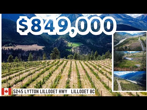 50 ACRES OF FARMLAND ON THE FRASER RIVER 5245 Lytton Lillooet Hwy  Acreage For Sale #lillooet