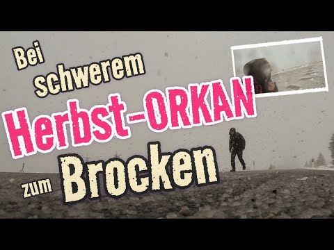 Severe snowstorm on the Brocken | dangerous hike via the Eckerlochstieg | Low Joshua
