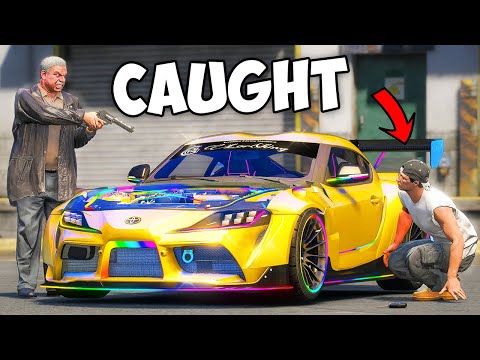 STEALING GOLDEN SUPRA From GANG BOSS sa GTA 5