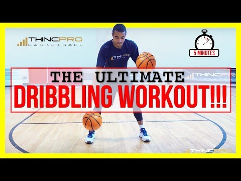 The ULTIMATE 5 Minute DRIBBLING WORKOUT!!! (2 Ball Basketball Dribbling Workout)