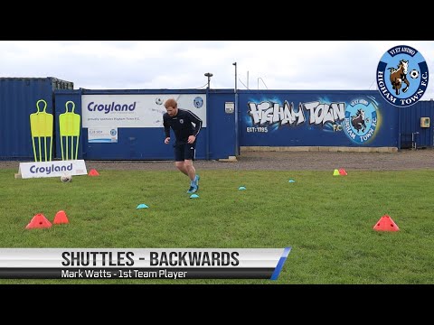 Higham Town F.C. Football Fitness (Virtual Training) Drill 2