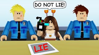 Using A LIE DETECTOR TEST On My SISTER In Roblox!