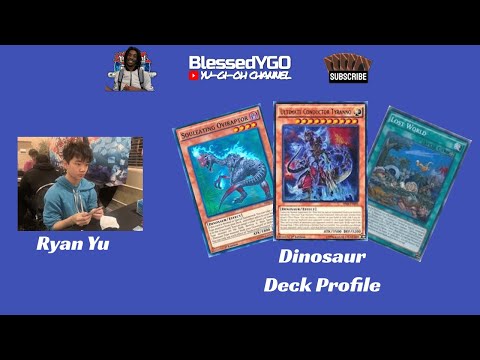 Ryan Yu 1st After Swiss Konami Extravaganza Dinosaur Deck Profile
