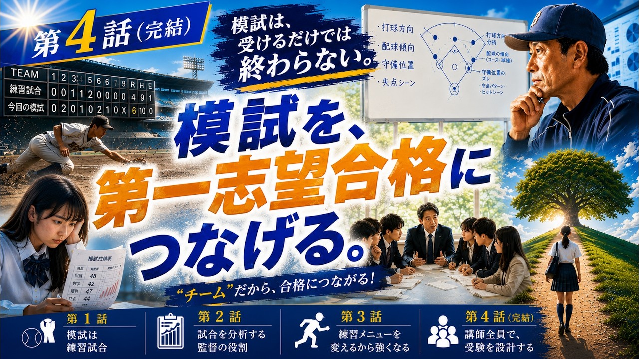 だから、模試を受けっぱなしにしてはいけない