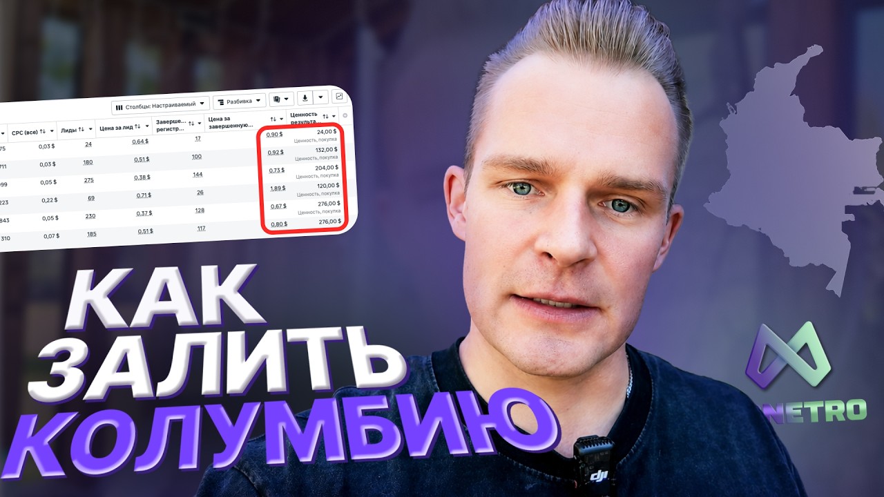 Как правильно запускать Колумбию? Кейс с менторства | Арбитраж трафика на ге?