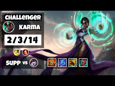 Karma Challenger Gameplay S11 Replay 11.11 Support (2/3/14) - EU