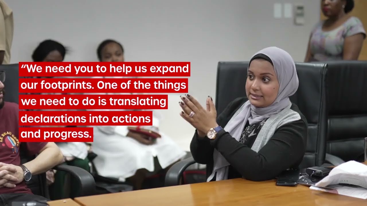 African Union Development Agency (AUDA-NEPAD) CEO Nardo's Thomas hosts AU Media Fellows: Agenda 2063