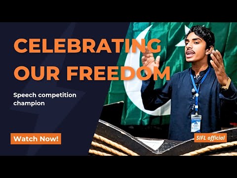 Celebrating Freedom: The Speech That Dominated SIFL Competition!