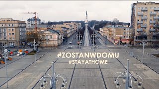 Deserted city. Częstochowa, Poland during lockdown, March 2020