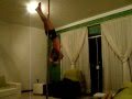 Alessandra Telles treinando Pole Dance Sao Paulo ...