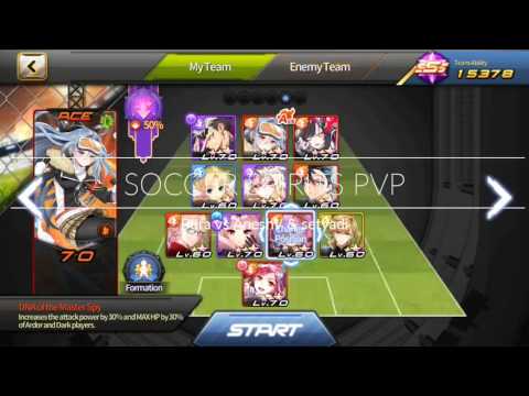 Soccer Spirits PvP: vs AneshV (mono dark) & setyadi (mono ardor)