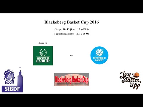 Skuru Basket (P05) mot Östersund Basket - EB - 2016-09-03