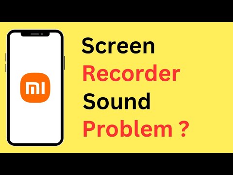 Redmi Screen Recorder Sound Problem | Redmi Screen Recorder No Sound Problem ?