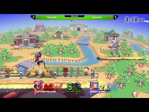 SUU3 - Boomuki (Cpt.Falcon) Vs. Haeschen (Diddy) - Pools - Smash 4